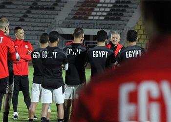 منتخب مصر يؤدي مران ا بدني ا استعداد ا لـ كأس أمم إفريقيا