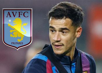 رسمي ا أستون فيلا يعلن ضم كوتينيو من برشلونة