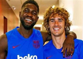 جريزمان يدافع عن أومتيتي مثال لجميع المدافعين الفرنسيين الشباب