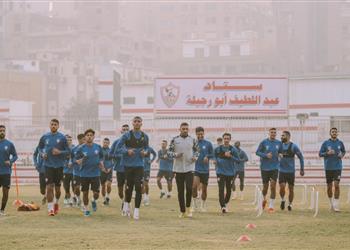 مران الزمالك تدريبات تأهيلية لـ طارق حامد وغياب شيكابالا وإسلام جابر
