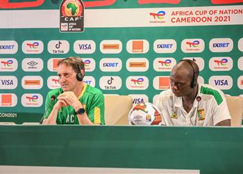 مدرب الكاميرون شعرت بالخوف بعد تقدم بوركينا فاسو ونحتاج لدعم الجماهير