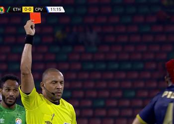 فيديو مباراة إثيوبيا والرأس الأخضر ت سجل أول حالة طرد في كأس أمم إفريقيا 2021