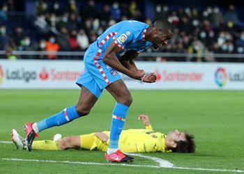 كوندوجبيا يقود أتلتيكو مدريد لتعادل إيجابي مع فياريال ويصعد للمركز الرابع بالليجا