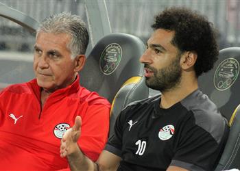 مؤتمر صحفي لـ كيروش ومحمد صلاح اليوم قبل مباراة نيجيريا في أمم إفريقيا