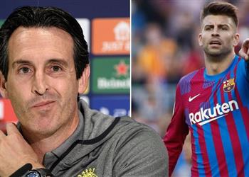 بعد تصريحاته بيكيه يسخر من إيمري ما زال يتألم من هزيمة 6 1 أمام برشلونة