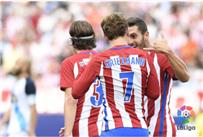 نتائج الليجا بالفيديو أتلتيكو مدريد يفوز على دبورتيفو لاكورونيا ويقلص الفارق مع ريال مدريد