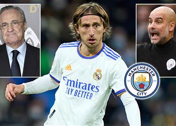 تقارير بأذرع مفتوحة مانشستر سيتي يسعى لضم مودريتش