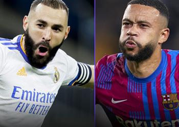 التشكيل المتوقع لمباراة برشلونة وريال مدريد اليوم في كأس السوبر الإسباني