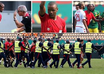 بعد فضيحة سيكازوي بالفيديو أسوأ 30 قرار ا تحكيمي ا في كرة القدم 3 إنذارات للاعب واحد وهدف لحامل الكرات