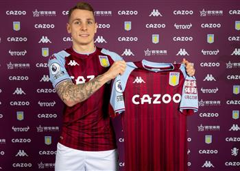 رسمي ا بعد كوتينيو أستون فيلا يدعم الجبهة اليسرى بالتعاقد مع لوكاس دين