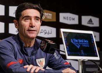 مارسيلينيو قبل نهائي السوبر الإسباني لا يمكننا التغلب على ريال مدريد دون معاناة