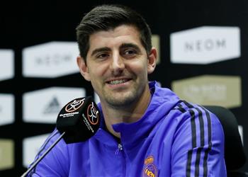 كورتوا قبل السوبر الإسباني جائعون للفوز بالألقاب ونعرف مدى صعوبة أتلتيك بلباو