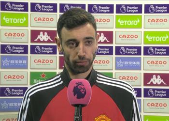 برونو فرنانديز كنت أ فضل الفوز أمام أستون فيلا على تسجيلي هدفين