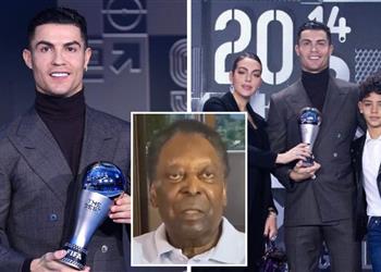 بيليه يهنئ رونالدو على جائزة فيفا المميزة وكريستيانو أنت بطل أبدي