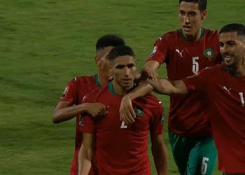 فيديو أشرف حكيمي يسجل هدف المغرب الثاني أمام الجابون