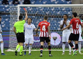 تحديد مدة إيقاف ميليتاو وغيابه عن ريال مدريد بعد طرده في السوبر الإسباني