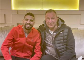 محمود الخطيب يزور مؤمن زكريا قبل سفره للعلاج في لندن