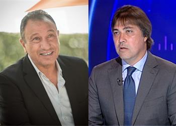 محمود الخطيب يزور أشرف قاسم بعد تعرضه لوعكة صحية