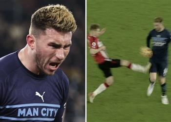 لابورت يسخر من عدم طرد لاعب ساوثهامبتون بعد تدخله العنيف ضده