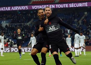 فيديو راموس يسجل أول أهدافه مع باريس سان جيرمان أمام ريمس