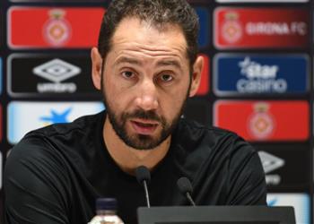 مدرب جيرونا سنحاول إيقاف خطورة ريال مدريد وميسي يختلف عن رونالدو