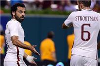 سوشيال_بطولات صلاح مازحا سأقول رأيي في قميصك يا ستروتمان غدا