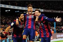 ثلاثي MSN المرعب يصل للهدف رقم 107 ويقترب من تحطيم نفسه