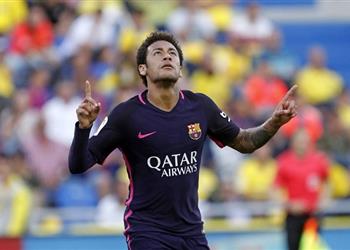 نتائج_الليجا برشلونة يؤكد تمسكه بالصدارة بـ هاتريك نيمار في لاس بالماس