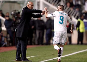 زيدان ي علق على أهداف رونالدو وبنزيما ضد أبويل بدوري الأبطال