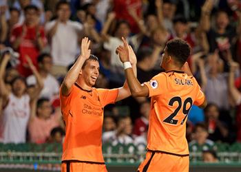 محترفين ليفربول يتخطى كريستال بالاس في بطولة ودية وصلاح يواصل تألقه