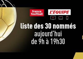 فرانس فوتبول تعلن قائمة المرشحين للكرة الذهبية
