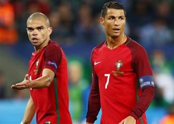 كأس القارات بيبي ورونالدو غاضبان ويرفضان الحديث بعد تعادل البرتغال