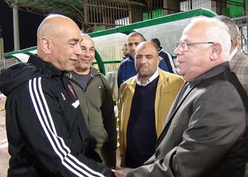 المصري يحفز لاعبيه قبل مواجهة الزمالك