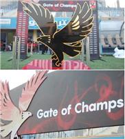 بوابة الأبطال تستقبل لاعبي الأهلي قبل مواجهة الاسماعيلي