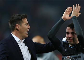 تصريحات مدرب سيلتا فيجو بعد الخروج من يونايتد فخور بفريقي