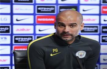 مؤتمر_جوارديولا أتمنى بقاء أجويرو لأطول فترة ممكنة وسنلجأ لمبدأ المداورة أمام مانشستر يونايتد