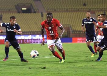 أجاي يغادر مباراة الأهلي وبيدفيست مصاب ا