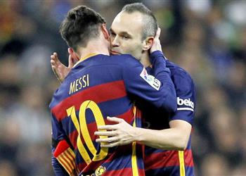 إنييستا ريال مدريد فريق سوبر وعلى برشلونة إبقاء ميسي