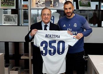 أخبار ريال مدريد يكرم بنزيما بعد مباراته الـ 350