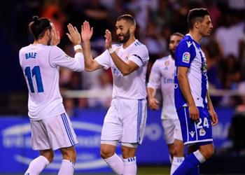 ريال مدريد يفتتح الليجا بالفوز على ديبورتيفو لاكورونيا بثلاثية