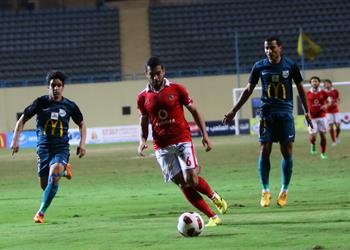 احتفالية التتويج فيديو الأهلي يفاجئ إنبي بهدف حمودي في الشوط الأول