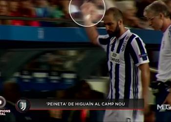 هيجوايين يوجه إشارة خارجة لجماهير برشلونة وتوقعات بتطبيق عقوبة صارمة