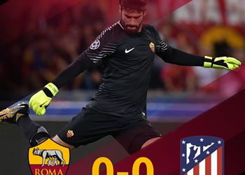 روما وأتلتيكو مدريد يتعادلان في مباراة بلا أهداف