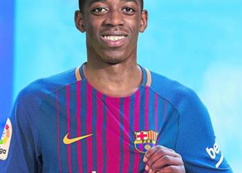 برشلونة يحدد موعد تقديم ديمبيلي