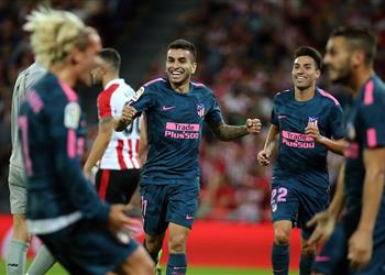 أتليتكو مدريد يحتل وصافة الليجا مؤقت ا بثنائية في شباك بيلباو