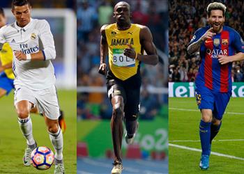 تصريحات العداء بولت إذا تحولت إلى لاعب كرة قدم سأجمع بين موهبتي ميسي ورونالدو بالإضافة إلى سرعتي وحماسي لأصبح الأفضل