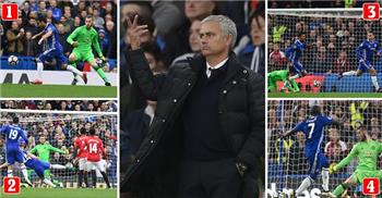 نتائج_البريمرليج بالفيديو تشيلسي كونتي يسحق مانشستر يونايتد مورينيو برباعية نظيفة