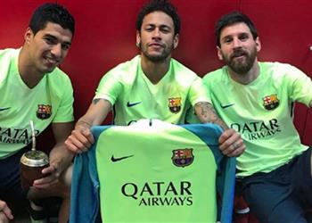 سوشيال_الكلاسيكو نيمار يقلد احتفال ميسي بهدف الفوز أمام ريال مدريد