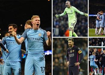 نتائج_الشامبيونز مانشستر سيتي يرد اعتباره أمام برشلونة بثلاثة أهداف مقابل هدف