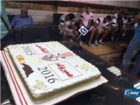 بالصور تورتة مرتضى منصور فى احتفال الزمالك بالكأس